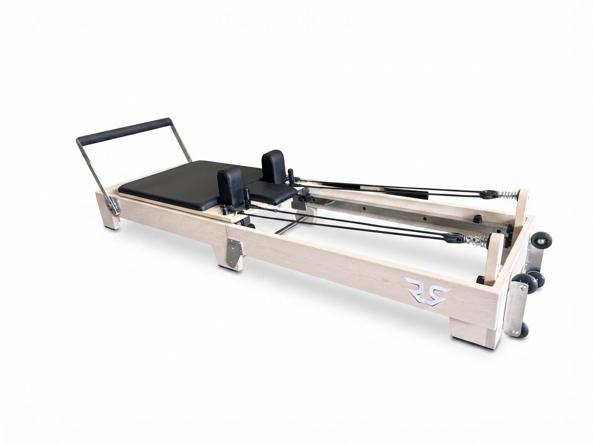 Pilates Reformer Plegable Madera - Imagen 13